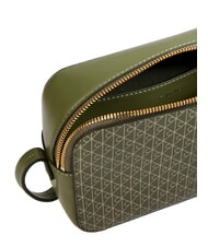 CALVIN KLEIN COATED EMBLEM Geantă de umăr mini olivină aop - Genți femei - 3