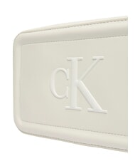 CALVIN KLEIN BOLD MONOGRAM Geantă de umăr mini alis alb - Genți femei - 4