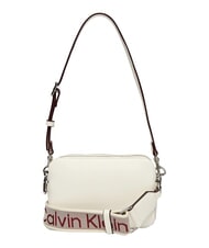 CALVIN KLEIN SIGNATURE LOGO STRAP Geantă cu funcție dublă pentru cameră alis alb - Genți femei - 3