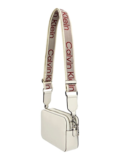 SIGNATURE LOGO STRAP Geantă cu funcție dublă pentru cameră alis alb - Genți femei