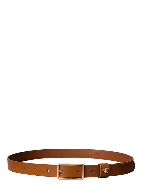 CLASSIC BUCKLE Curea de piele ulei de argan / auriu deschis antic - Curele
