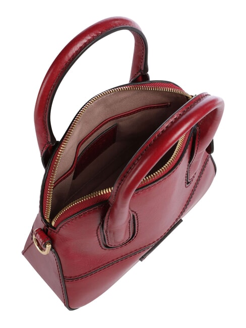 IOLANDA Geantă mini, cu curea de umăr, din piele coacăze / aur - Genți femei