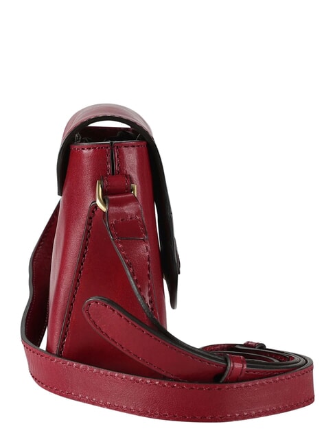 IOLANDA Geantă de umăr, piele coacăze / aur - Genți femei