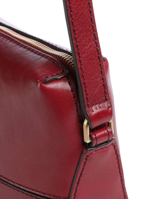 IOLANDA Geantă de umăr mini, din piele coacăze / aur - Genți femei