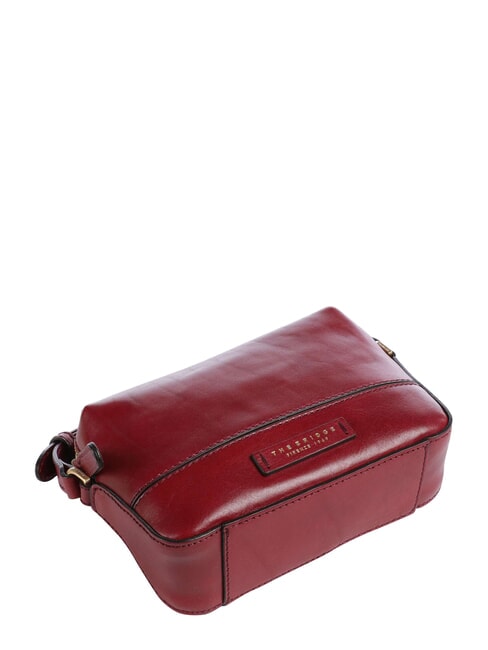 IOLANDA Geantă de umăr mini, din piele coacăze / aur - Genți femei