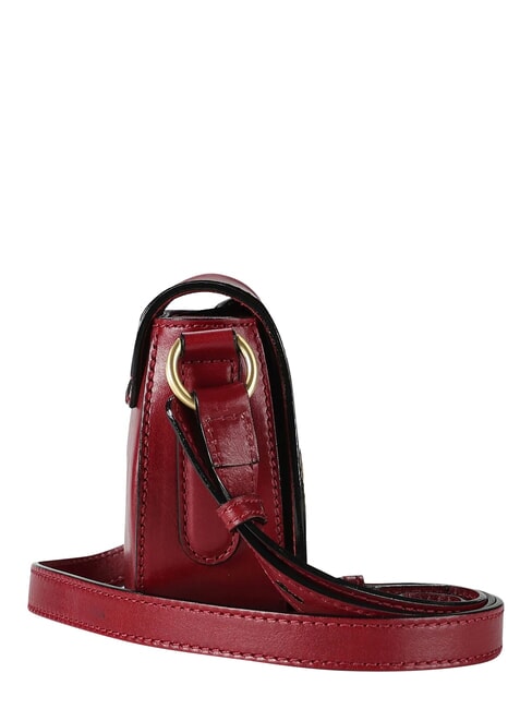 ILARIA Geantă de umăr mini din piele coacăze / aur - Genți femei