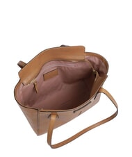 THE BRIDGE GLORIA  Geanta de cumparaturi din piele martipan abb. aur - Genți femei - 4