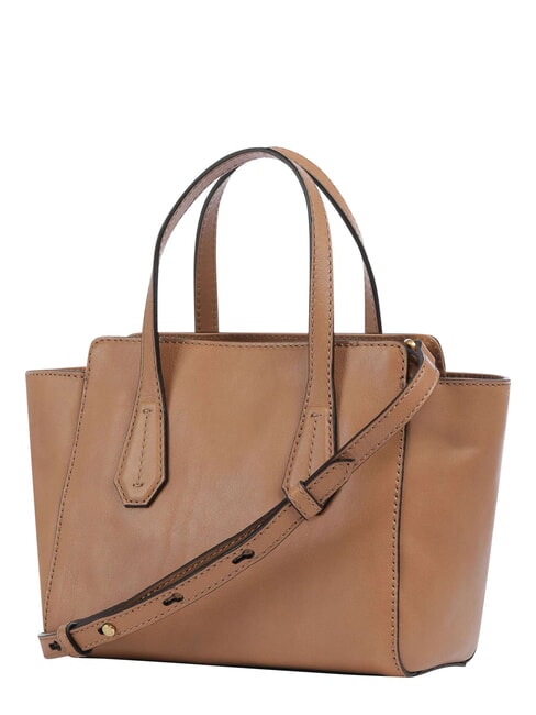 GLORIA  Geanta de mana, cu bareta de umar martipan abb. aur - Genți femei