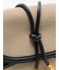 COCCINELLE CARMY CANVAS Geantă de umăr natural / noir - Genți femei - 3