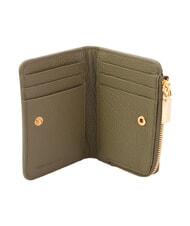 COCCINELLE KELSEY Portofel din piele verde laur - Portofele femei - 2