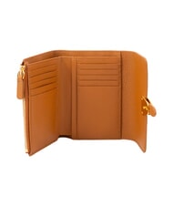 COCCINELLE CAMPUS Portofel mediu din piele ciocănită - Portofele femei