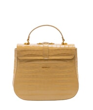 COCCINELLE MAGALU CROCO SHINY SOFT Geantă de m&acirc;nă, cu curea de umăr bej proaspăt - Genți femei - 4