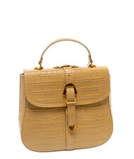 COCCINELLE MAGALU CROCO SHINY SOFT Geantă de m&acirc;nă, cu curea de umăr bej proaspăt - Genți femei - 6