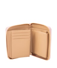 LOVE MOSCHINO EMBOSSED Portofel mediu cu fermoar Trandafir - Portofele femei - 3