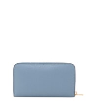FURLA CAMELIA Portofel cu fermoar, din piele cristal de culoare celest + d &icirc;n - Portofele femei - 3