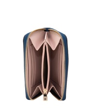 FURLA CAMELIA Portofel cu fermoar, din piele indigo+corolă int. - Portofele femei - 2
