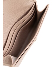 COCCINELLE METALLIC SOFT Portcard din piele ciocănită - Portofele femei