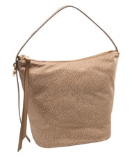 BORBONESE PRIVE Geantă de umăr verticală beiger mare - Genți femei - 2