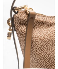 BORBONESE PRIVE Geantă de umăr verticală beiger mare - Genți femei - 3