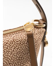 BORBONESE PRIVE Geantă de umăr hobo beiger mare - Genți femei - 3