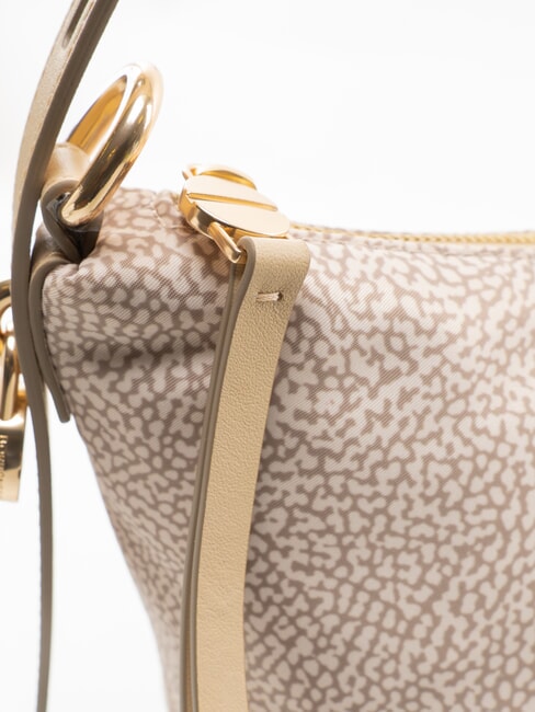 PRIVE Geantă de umăr hobo nisip - Genți femei