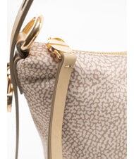 BORBONESE PRIVE Geantă de umăr hobo nisip - Genți femei - 3