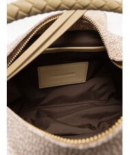 BORBONESE PLIE Geantă de umăr hobo nisip - Genți femei - 5