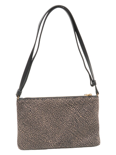 CLASSICA Geantă de umăr OP / NATURAL / NEGRU - Genți femei