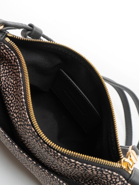 CLASSICA Geantă de umăr OP / NATURAL / NEGRU - Genți femei