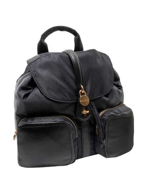 POCHE Rucsac cu buzunare negru &icirc;nchis - Genți femei