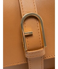 FURLA FLOW Mini geantă de m&acirc;nă tutun - Genți femei - 3