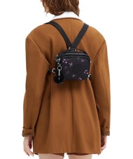 KIPLING CAHIR Geantă de umăr / rucsac mini floare de noapte - Genți femei - 3