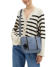 KIPLING MINTA Geantă tote medie cu curea de umăr piatră albastră - Genți femei - 2