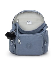 KIPLING CITY ZIP MINI Rucsac mic cu clapă piatră albastră - Genți femei - 4