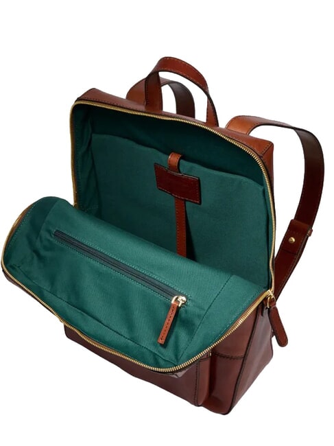 IOLANDA Rucsac din piele BROWN - Genți femei