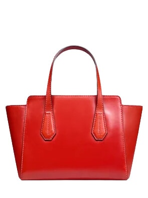 GLORIA  Geanta de mana, cu bareta de umar portocaliu ars abb. aur - Genți femei