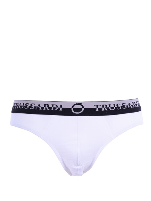 DOUBLE ELASTIC Pachet de 2 perechi de chiloți alb - Slip pentru bărbați