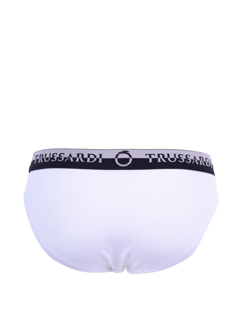 DOUBLE ELASTIC Pachet de 2 perechi de chiloți alb - Slip pentru bărbați