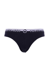 TRUSSARDI DOUBLE ELASTIC Pachet de 2 perechi de chiloți negru - Slip pentru bărbați - 2