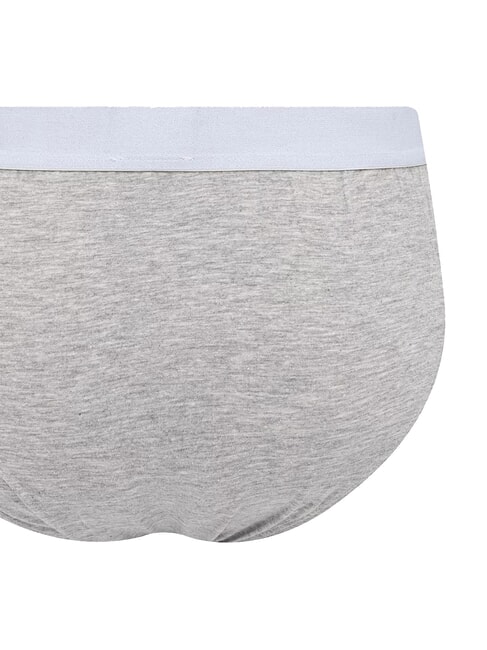 BASIC Pachet de 2 perechi de chiloți melanj gri - Slip pentru bărbați