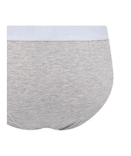 TRUSSARDI BASIC Pachet de 2 perechi de chiloți melanj gri - Slip pentru bărbați - 3