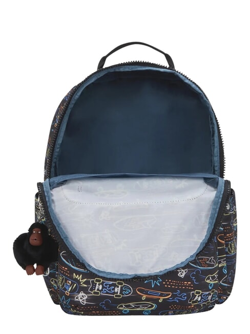 SEOUL COLLEGE BTS Rucsac pentru laptop de 15" patinaj neon - Rucsacuri pentru școală și timp liber