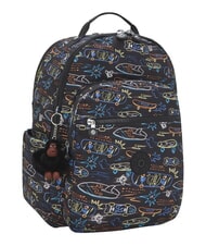 KIPLING SEOUL COLLEGE BTS Rucsac pentru laptop de 15" patinaj neon - Rucsacuri pentru școală și timp liber - 7