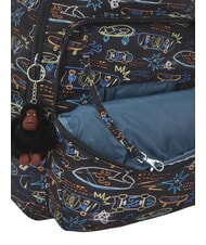 KIPLING SEOUL COLLEGE BTS Rucsac pentru laptop de 15" patinaj neon - Rucsacuri pentru școală și timp liber - 8