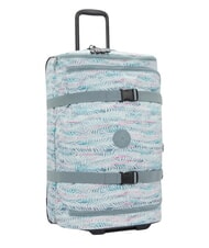 KIPLING AVIANA M Cărucior de dimensiune medie frunze de palmier - Trolere semirigide - 4