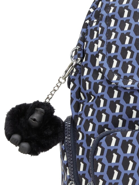 CITY ZIP S Rucsac cu buzunare multiple Albastru 3D K - Genți femei