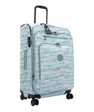KIPLING NEW YOURI SPIN M Cărucior mediu extensibil frunze de palmier - Trolere semirigide - 3