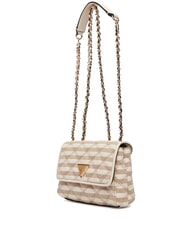 GUESS GIULLY 2 Mini Bag dublă portabilitate taupe / multi - Genți femei - 3
