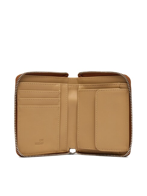 SIGNATURE LOVE Portofel mediu cu fermoar PIELE - Portofele femei