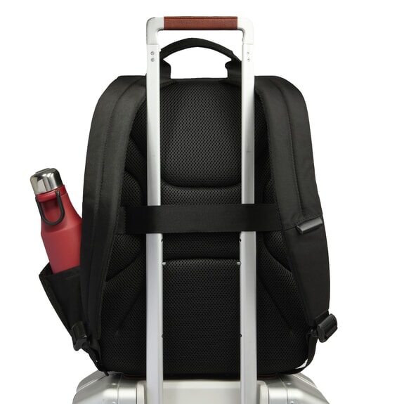 COLLEZIONE SMART BUSINESS Rucsac pentru laptop de 15,6" din material textil negru - Rucsacuri pentru laptop